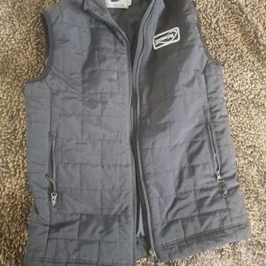Kids Black Quilted Vest